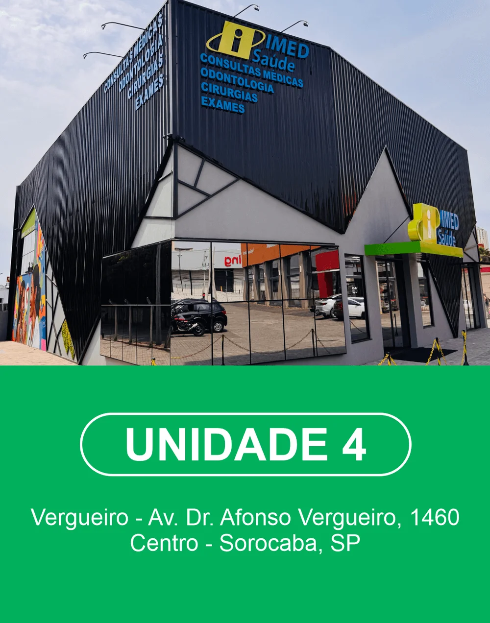 Fachada da IMED Saúde — Afonso Vergueiro